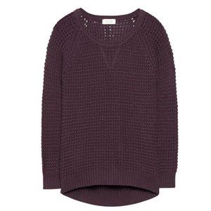 Waffle Knit Pullover Sweater